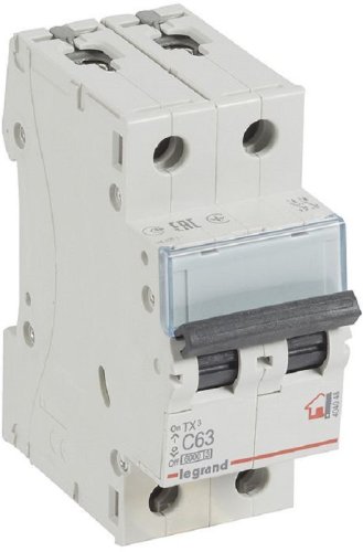 Выключатель автоматический Legrand TX3 6000 2п 63А C 6кА фото Выключатель автоматический Legrand TX3 6000 2п 63А C 6кА картинка